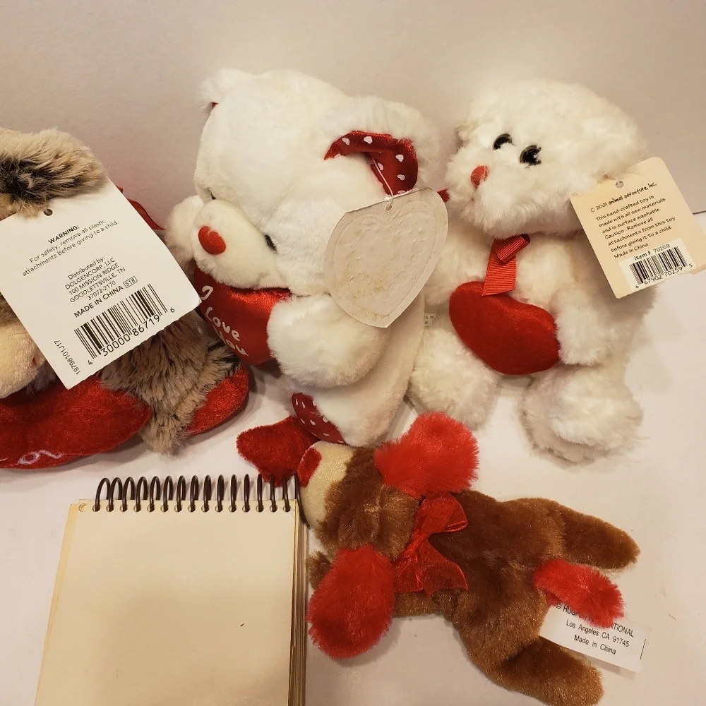 🧸💝📅🗓  Valentine's Day Bears & dog w/ Calendar